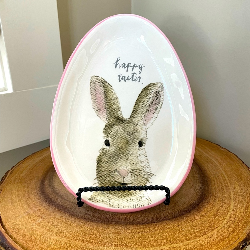 Rae Dunn Hip Hop Bunny Plate